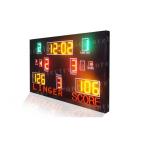 Multi Function LED Basketball Scoreboard High Visibility 1300mm X 2000mm X 100mm for sale