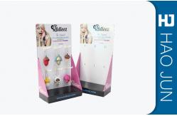 China Handmade Cardboard Display Boxes Stands For Caps , Matt Lamination supplier