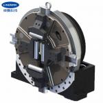 Higher Rotating Precision Four Jaw Pneumatic CNC Chuck For Pipe Cutting Machine for sale