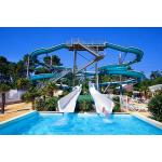 Water Park Kids Amusement Games Equipment Water Sport Fiberglass Slide for sale