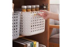 China Eco Friendly Small Rectangular Plastic Baskets Stationery Organiser supplier