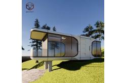 China 8.5 Meter Space Capsule House Prefabricated Pod Homes Wind Resistance supplier