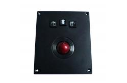 China IP65 dynamic Vandal proof Red Phenolic Resin Mechnical Trackball pointing device supplier