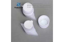 China Custom Plastic Spout Cap With Aluminium Foil Seal Plastic Flexible Pouch Spout Cap supplier