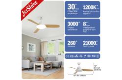 China Hotel Choice ABS Blades Smart WiFi Control Remote Control Ceiling Fan by 1stshine supplier
