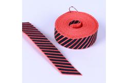 China Custom Elastic Polyester Jacquard Webbing Tape Elastic Polypropylene Coated Dog Leash supplier