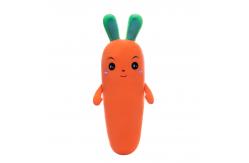 China Washable Super Soft Emulation Carrot Stuffed Vegetable Toy OEM/oDM Plush toy supplier