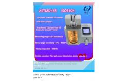 China ASTM D445 Auto Kinematic Viscometer Glass Capillary Transformer Oil Testing Equipment supplier