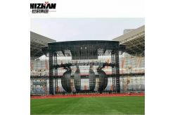 China Heavy Duty Customized Concert Truss System LED Ball Curved Lighting Truss Structure supplier