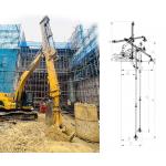 China 25m BS900E Hydraulic Digger Dipper Arm Extendable Arm For Digging Deep Pit factory