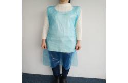 China Loose Flexible Biodegradable Aprons 40 % Bio Based Light Blue Apply To Women supplier