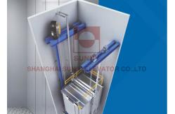 China 1000kg Space Saving Freight Gearless Machine Roomless Elevators supplier