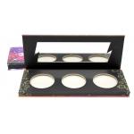 Hot Stamping Custom Makeup Packaging / Eyeshadow Paper Palette CMYK PMS Printing for sale