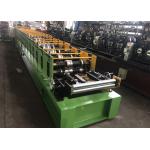 16 Rollers K Style Downspout Roll Forming Machine , Gutter Making Equipment PLC Control for sale