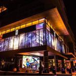 HD Indoor Outdoor p3.91-7.82 Full Color Waterproof Mesh Transparent LED Glass Wall for sale