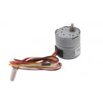 7.5 Degree Step Angle 25mm Permanent Magnet Stepper Motor With Gearbox