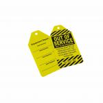 Customized Both Size and Language PVC Plastic Label Safety Lock-out Tagout ' Tags for sale