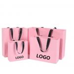 Exquisite Hand Length Handle Sealing Cardboard Luxury Multicolor Printing Bags for sale