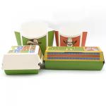 Glossy Lamination Food Snack Burger Packaging Box Eco-Friendly Fast Food Takeaway for sale
