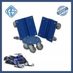 Blue Steel Mini Snow Mobile Dolly Wheel 1500 Lb Rectangle Snowmobile Roller Set for sale