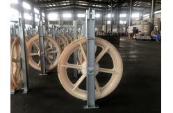 China 750mm Overhead Line Conductor Stringing Blocks With Nylon Wheels supplier