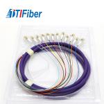 Simplex Pigtail Fiber Optic Cable , LC Multimode Fiber Pigtail High Stability for sale