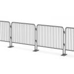Standard Easily Installed Temporary Chain Link Fence 2.5m Long X 1.1m Height for sale