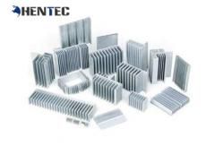 China Led Light Extruded Aluminum Heatsink , 6061 Alloy Aluminium Heatsink Extrusion supplier