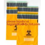 Specimen Biohazard Bag/k bag with pocket, Manufacturer BioHazard Medical Specimen Zip Bags, bagplastics, bagease for sale
