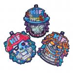 Custom Shaped Aluminum Foil Die Cut Mylar Bags 3.5G Zipper Bags Smell Proof for sale