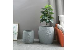 China Long Lasting Frost Resistant Fiber Clay Planters Easy Cleaning supplier