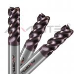 Customized Solid Carbide End Mill U Groove Shape HRC55 End Mill 12mm for sale