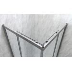 Sliding Opening European Shower Enclosure With Alum Frame And 5/6mm Tempered Glass
