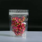 Recyclable CPP Clear Plastic Zipper Bag With Tear Notch for sale