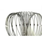 Ferrule Flexible Stainless Steel cable Mesh With Frame Used For Stair Balustrade for sale