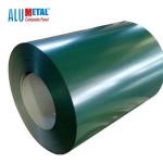 Color Coated 100mm Prepainted Aluminum Sheet Coil H112 Punching 2200mm for sale
