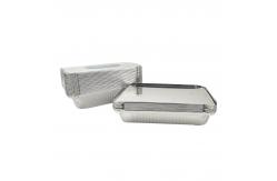 China 1LB Custom 8342 Aluminum Foil Food Containers 450ml Food Container Foil With Lid supplier