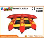 0.9mm PVC Tarpaulin Inflatable Water Toys For Adults / Lake Flying Fish Water Sport for sale