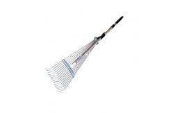 China 15T Aluminum Handle Adjustable Steel Rake Ideal for DIY Grade Gardening Tasks supplier