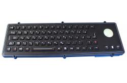 China Farsi black panel mount keyboard / illuminated usb keyboard IEC 60512-6 supplier
