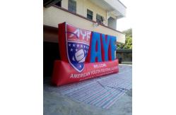 China Advertising Inflatable Model with logo wall model supplier