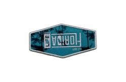 China Straw Hat Embroidered Printing Iron On Sublimation Patches Sew On supplier