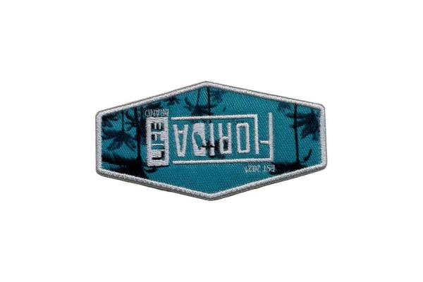 Straw Hat Embroidered Printing Iron On Sublimation Patches Sew On