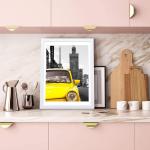 White 10x10 Thin Wood Picture Frames For Home Decoration