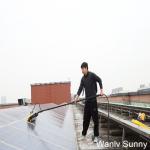 Water Powered Electric Rolling Brush for Solar Panel Cleaning in Metallurgical Industry
