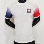 100% Polyester Custom Football Jersey 140-145gsm White Soccer Jersey for sale