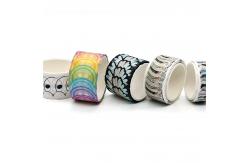 China No Residue Writable CMYK Printed Die Cut Washi Tape supplier