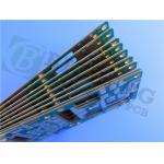 2-layer RF PCB TMM10 20mil Thick with Blue Soldermask and Immersion Silver