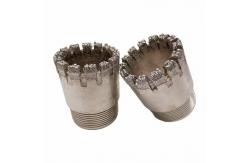 China Exploration Electroplated Diamond Drill Bit AISI Standard For Medium Hard Layer supplier