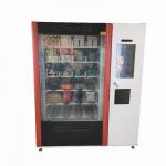 Automatic 8 Selection Wide Combo Snack And Drink Vending Machine With Cooling System for sale